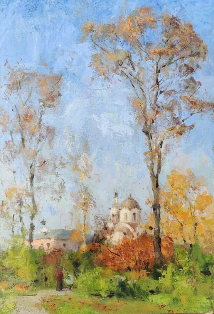 Картина «Осенний воздух в Донском», Анастасия Щапова